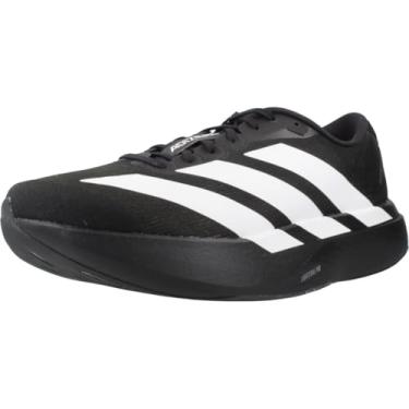 Imagem de Adidas Tênis de corrida masculino Adizero EVO SL, Preto/branco, 8 UK