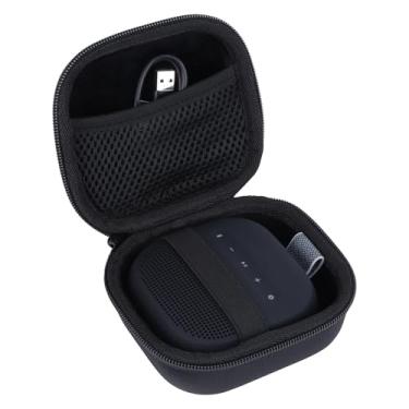 Imagem de Peyyargo Estojo de armazenamento compatível com alto-falante portátil Bose SoundLink Micro 2ª geração (preto)