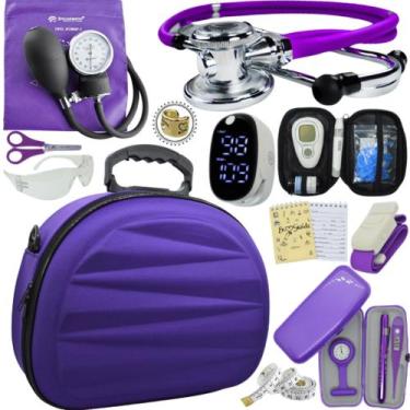 Imagem de Kit Enfermagem Maleta Medica Super Luxo Completa Promocao - Love Saude