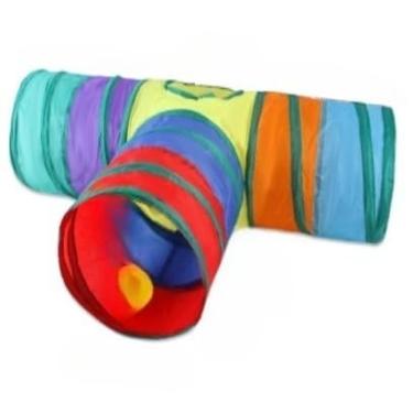 Imagem de Brinquedo Para Pets Túnel Labirinto Para Gatos Colorido Top(9-14)