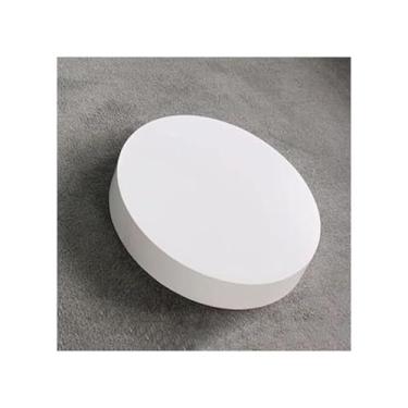 Imagem de Suporte de exibição de cilindro redondo cinza 60 x 20 cm - Pedestal elegante para lojas de roupas, decoração de casamento, adereços de festa, colecionáveis e decoração de casa - Plataforma de base