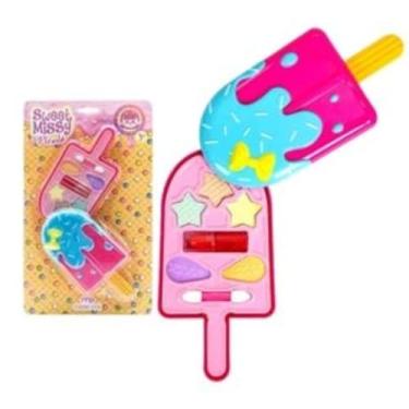 Imagem de Maria Pink Kit Maquiagem Infantil Picolé Mp10016