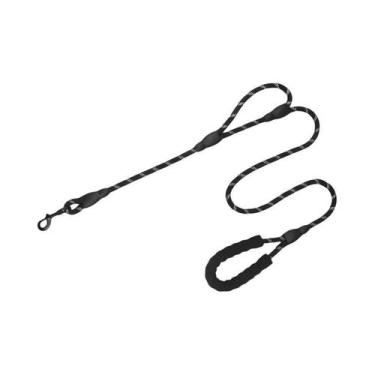 Imagem de Coleira Refletiva Para Cães Grandes Com Dupla Alça, Anti-Puxão, Corda 