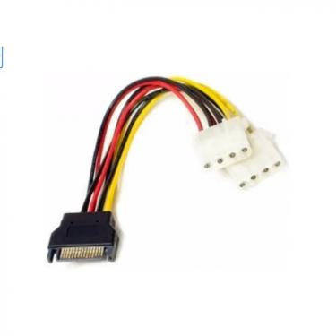 Imagem de Adaptador Sata Macho Para Ide Força Duplo Molex Femêa 4Pinos