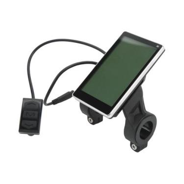 Imagem de Medidor LCD Universal Para Bicicleta Elétrica 24V 36V 48V 60V 5 Pinos 