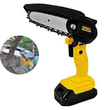 Imagem de Motosserra Elétrica Portátil 21v Bateria Recarregável Sn07 Corte Rápido E Leve
