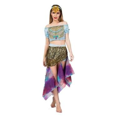 Imagem de Fantasia de Cigana Feminina Completa de Carnaval - Sulamericana, GG 46