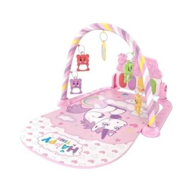 Imagem de Brinquedo De Fitness Para Bebês Recém-Nascidos, Piano Musical Com Peda