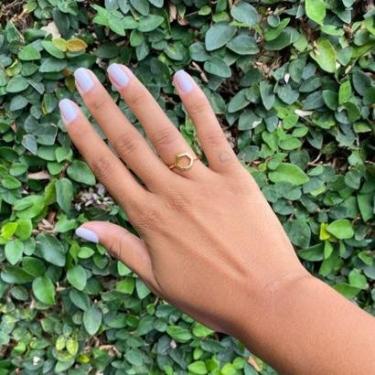 Imagem de Anel FMF Forma Geométrica Banhado a Ouro Cor:;Tamanho:14-Feminino