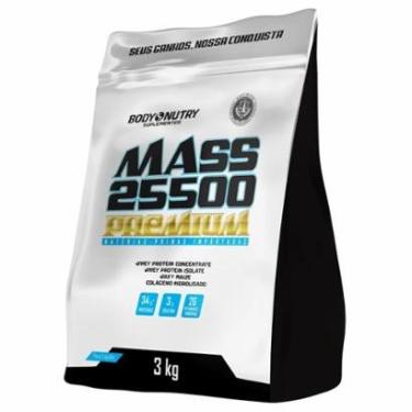 Imagem de Hipercalórico Mass 25500 Body Nutry – Ganho de Massa e Energia – 3kg-Unissex