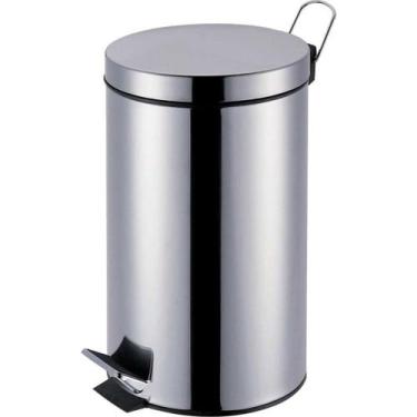 Imagem de Lixeira Agata Inox com Pedal 5L - Mor, Inox