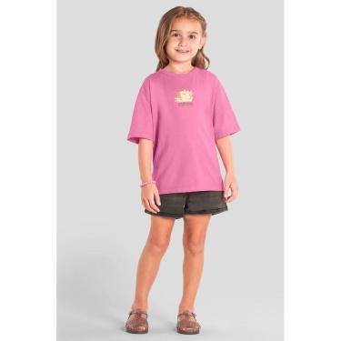 Imagem de Blusa infantil menina de capivara Brandili Rosa