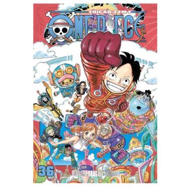 Imagem de One Piece 3 em 1 Vol. 36 - Mangá - Panini