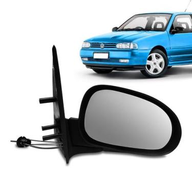 Imagem de Retrovisor Gol Bolinha 4 portas 1995 1999 c/controle Lado Direito Pass
