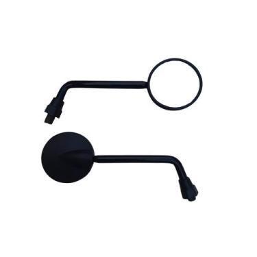 Imagem de Par Espelho Retrovisor Mini Bolinha Redondo Rosca Honda - AWA