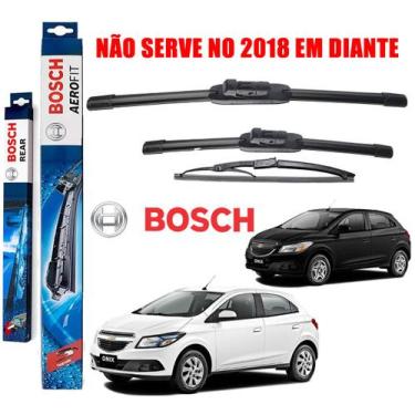 Imagem de KIT 3 palheta limpador parabrisa Bosch GM Onix 2012 2013 2014 2015 201