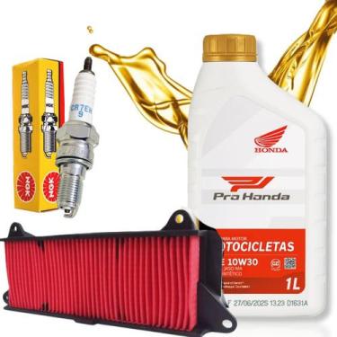 Imagem de Kit Revisão Lead 110 Óleo Honda 10w30 Filtro E Vela Ngk - HONDA / VEDA