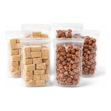 Imagem de Kit 10 Doces Paçoca 90g + Amendoim Caramelizado 100g - Doces Leo