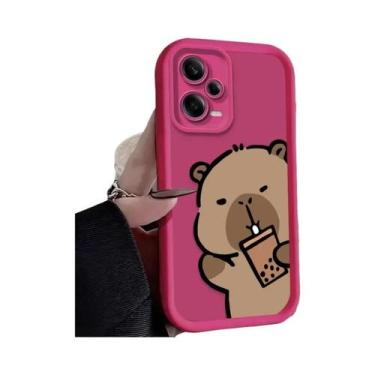 Imagem de Capa De Celular Fosca Capybara Para Xiaomi Redmi Note 14 13 12 11 pro 