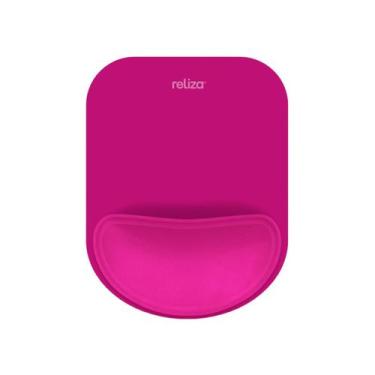 Imagem de Mousepad Ergônomico Reliza Compact - Base Antiderrapante - Apoio de Pu