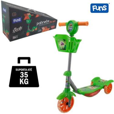 Imagem de Patinete Infantil 3 Rodas com Luz e Som Allien Wellmix - DM