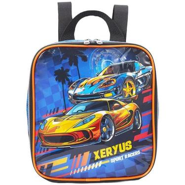 Imagem de Lancheira Térmica Carros 1 Compartimento Térmico Estampa Temática Alças Ajustáveis Xeryus