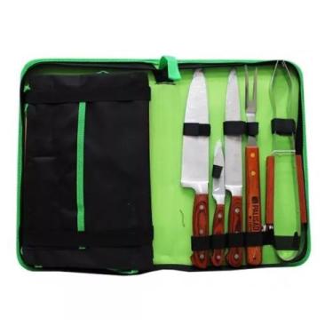 Imagem de Kit para churrasco de inox Ref 7914955 PALISAD