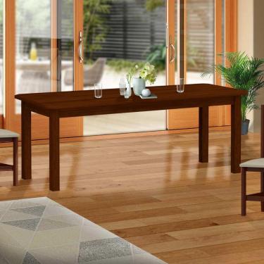 Imagem de Mesa Madeira Maciça Para 10 Lugares Castanho Nemargi