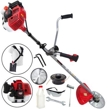 Imagem de Roçadeira Premium Lateral Kawashima KW3300L 2 Tempos 32.6cc Robusta Com Cinto de Susten...