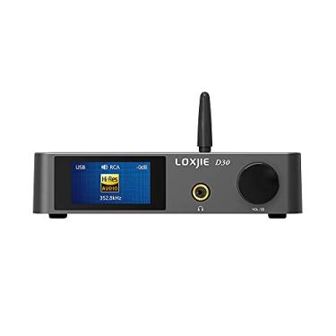 Imagem de LOXJIE D30 Áudio DAC e Fone de ouvido AMP ES9068AS Chip XMOS PCM 32bit/768kHz MQA DSD512 Bluetooth 5.0 APT-X JAS Certificação de alta resolução, com controle remoto