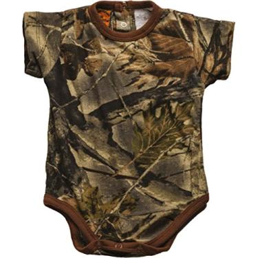 Imagem de TrailCrest by Treel Body de manga curta para recém-nascidos e meninos e meninas, Camuflagem, 3 Months