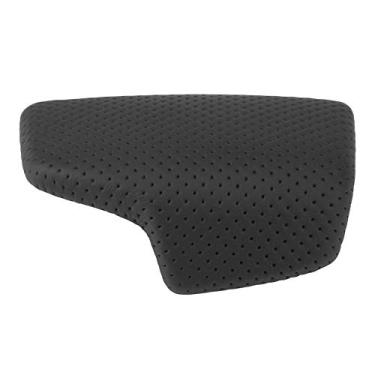 Imagem de EVGATSAUTO Capa preta para manípulo de mudança de marchas LHD, 8,5 * 6 cm / 3,3 * 2,4 polegadas, acionamento à esquerda, capa de botão de mudança de marchas automática para