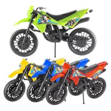 Moto De Trilha 27 Cm De Brinquedo Infantil Meninos BS Toys