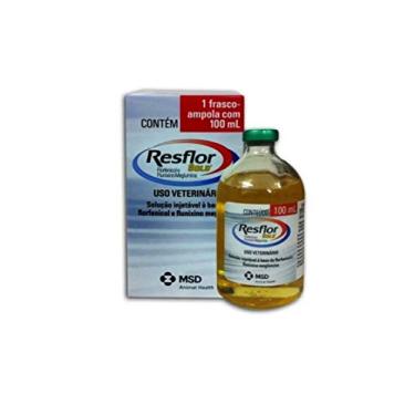 Imagem de RESFLOR GOLD 100ML (Solução injetável à base de florfenicol e flunixino meglumina)