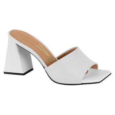 Sandália mule hot sale feminina vizzano