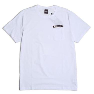 Imagem de Camiseta Independent Especial Bar Logo Pocket Branco