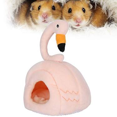 Imagem de Deryang Casa de animais de estimação pequena, fornecimento de animais de estimação resistente ao desgaste, formato de cisne antiderrapante para ouriço de esquilo chinchila