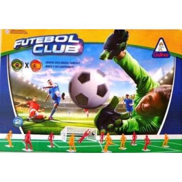 Jogo Futebol de Botão Cristal Brasil x Espanha Gulliver