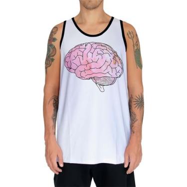 Imagem de Camiseta Regata Cérebro Inteligência Mental Psicologia Hd 14 - Enjoy S