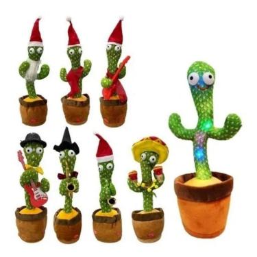 Imagem de Cacto Dançante Falante Toca Músicas Infantis Brinquedo