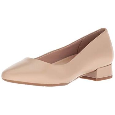 Imagem de Easy Spirit Sapatos femininos Caldise Pump, Couro Lite Latte, 41