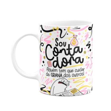 Imagem de Caneca Flork Profissões - Sou Contadora - Branca - JPS INFO