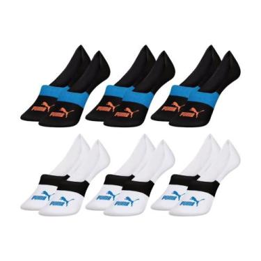 Imagem de 6 Pares De Meias Sapatilha Invisível Cotton Algodão Masculino - Selene