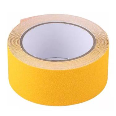 Imagem de Fita Antiderrapante 5 Metros Sinalizaçao Demarcaçao Piso Chao Escada D