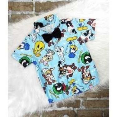 Imagem de Camisa Menino Infantil Linha Premium Looney Tunes Baby +Gravata - EDYN