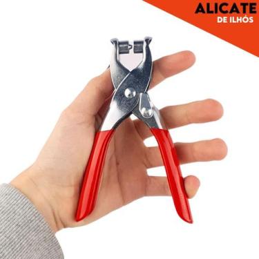 Imagem de Kit Alicate De Ilhós - Furador De Cinto Chinelo Couro - Kaftor