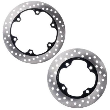 Imagem de Par Discos de Freio Nx 400 Falcon Dianteiro e Traseiro - GP7