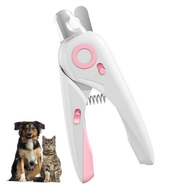 Imagem de Cortador de Unha Cao Gato Pet Cachorro Animal de Estimaçao Lanterna Led Lixa de Unha Seguro Confortavel Resistente Eficiente