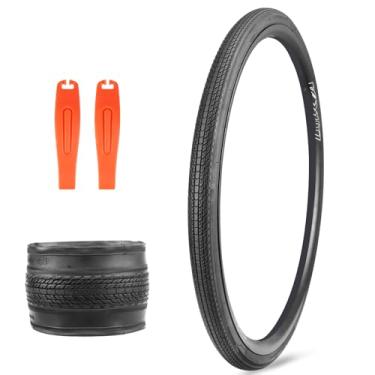Imagem de ZUKKA Pneus de bicicleta 700C 700×28C/32C/35C/ 35CRoad Bike Tire com 2 alavancas de pneu Pneu de bicicleta dobrável para bicicleta de estrada, Hybrid BIK