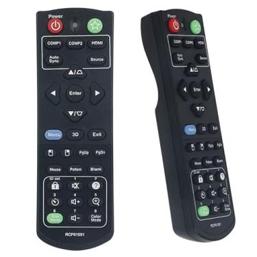 Imagem de Controle remoto de substituição PERFASCIN RCP01051 adequado para projetor Viewsonic PJD5151 PJD5153 PJD5250 PJD7830HDL PJD7835HD